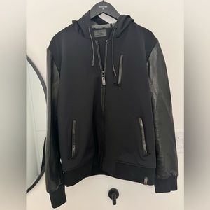 RUDSAK leather & nylon mens jacket